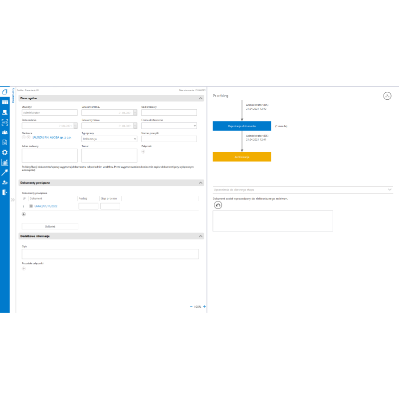 Comarch BPM (DMS) w Chmurze Standard