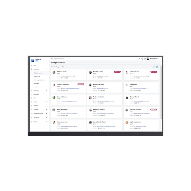 Comarch HRM Pakiet startowy + Rozwój pracownika w Chmurze Standard
