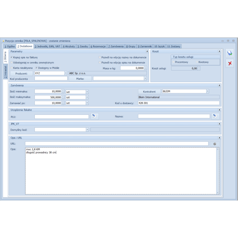 Handel Plus dla Biur Rachunkowych w Chmurze Standard